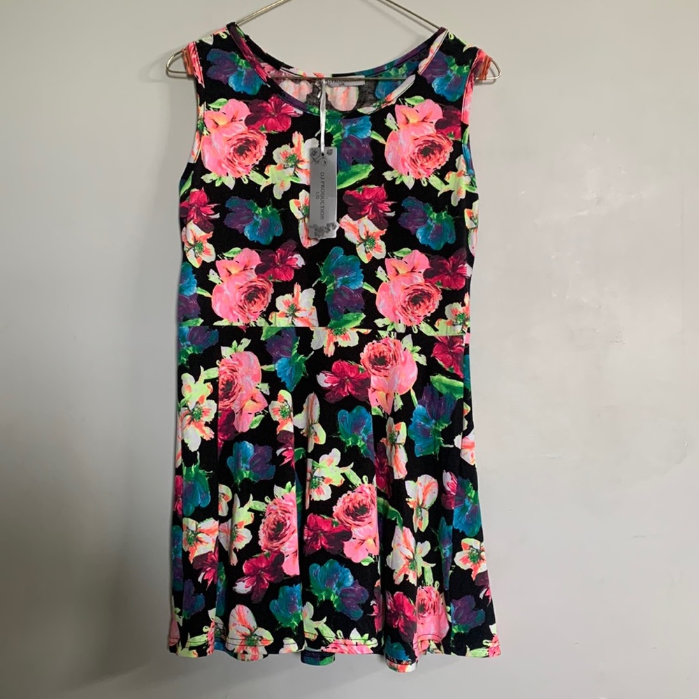 Floral mini dress